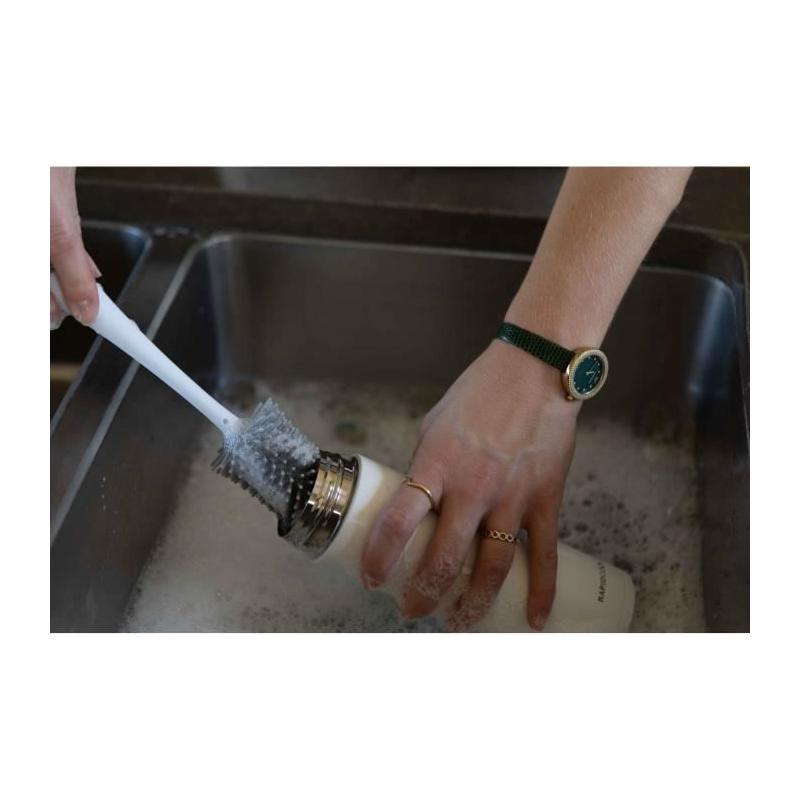 Brosse de Nettoyage - NUBY - Pour Biberon et Tétine 2 en 1 avec Support Hygiénique