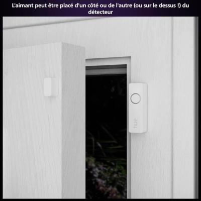 Capteur de contact - Philips Hue - Secure - Installation facile - Contrôle via application - Blanc