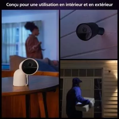 Câble de charge d'extérieur Philips Hue CSA-2DA 5m Noir