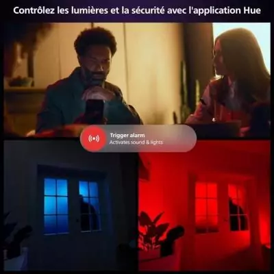 Câble de charge d'extérieur Philips Hue CSA-2DA 5m Noir