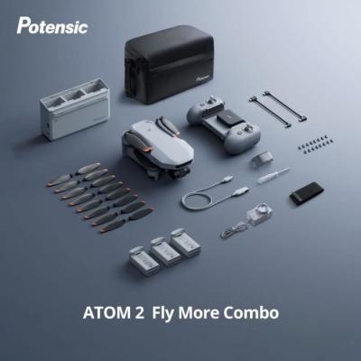 Drone - POTENSIC - ATOM 2 - Fly More Combo - Caméra HD/4K - GPS intégré - Autonomie de 15-25 minutes - Portée de 300 metres