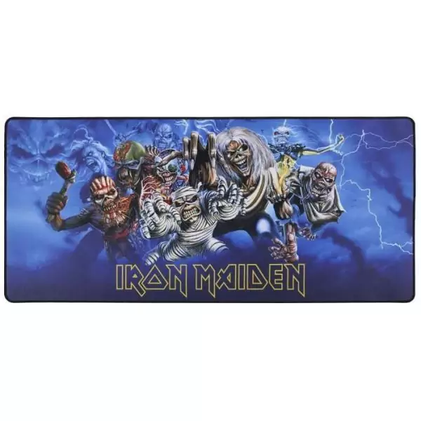 Tapis de souris XXL - SUBSONIC - Iron Maiden - 90 cm x 40 cm - Tapis de bureau gaming - Licence officielle