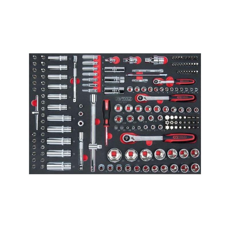 Ensemble de douilles KS TOOLS 175 pièces - Mousse imputrescible