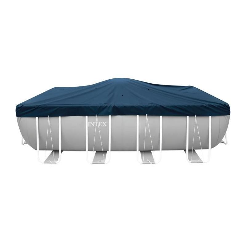 Bâche hiver - INTEX - Piscine Rectangulaire - 4,00m x 2,00m - Protection contre les débris