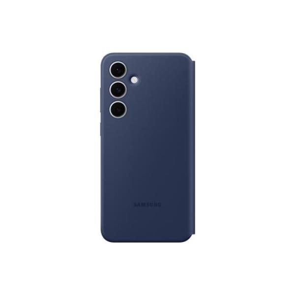 Etui Smart View avec porte-carte Galaxy S24 FE Bleu