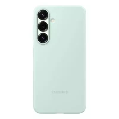 Coque silicone Galaxy S25+ Vert d'eau - Protection tendance
