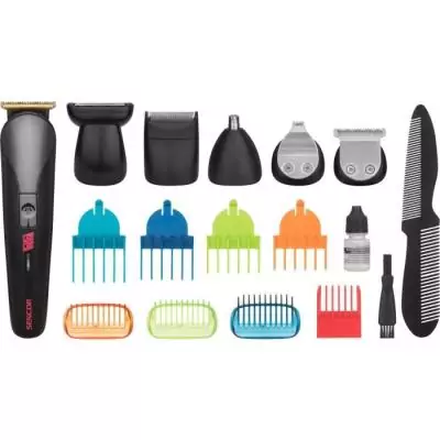 Tondeuse à cheveux SENCOR SHP 7411BK - 12 accessoires - Rechargeable - Noir Tondeuse à cheveux SENCOR SHP 7411BK - 12 accessoires - Rechargeable - Noir