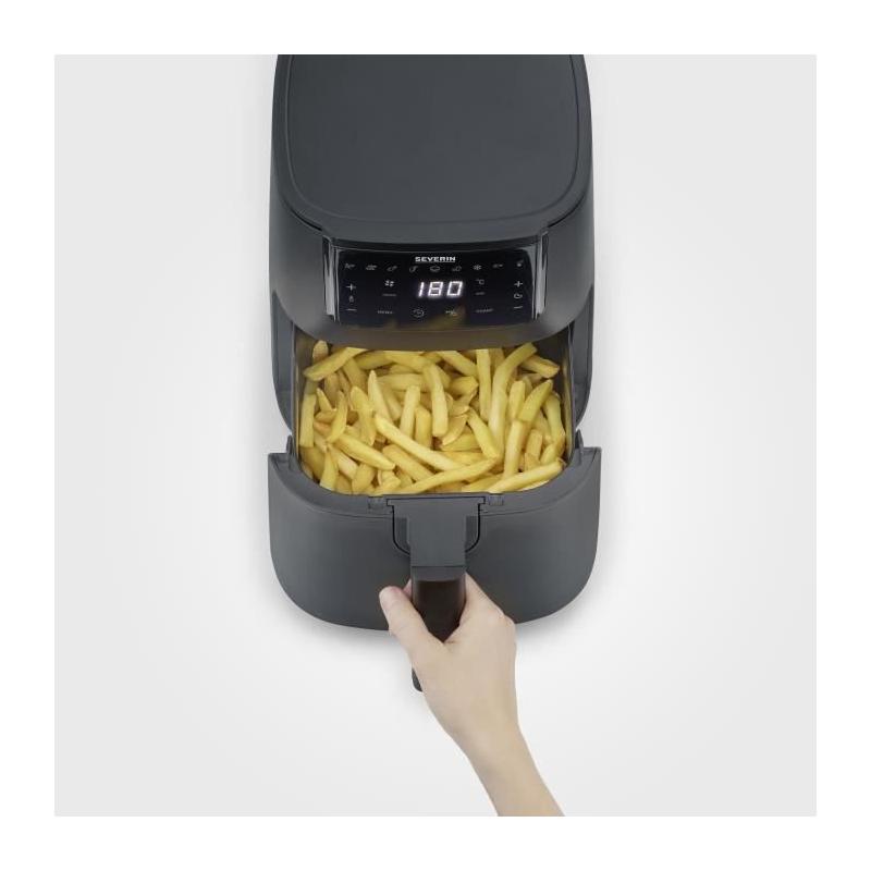 Friteuse sans huile SEVERIN - Airfryer FR2461 - Capacité 4L - 8 programmes - 1300W