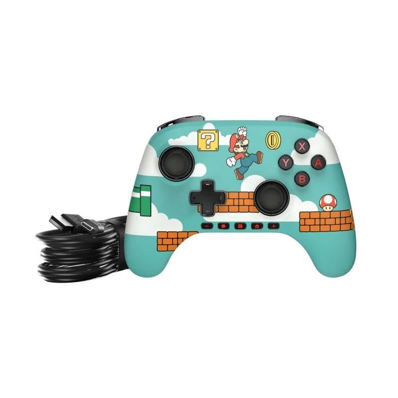 Manette de jeu - Nintendo Switch 2 - Mario Time - Filaire - Power A