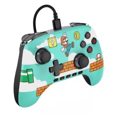 Manette de jeu Nintendo Switch 2 Mario Time Power A - Filaire