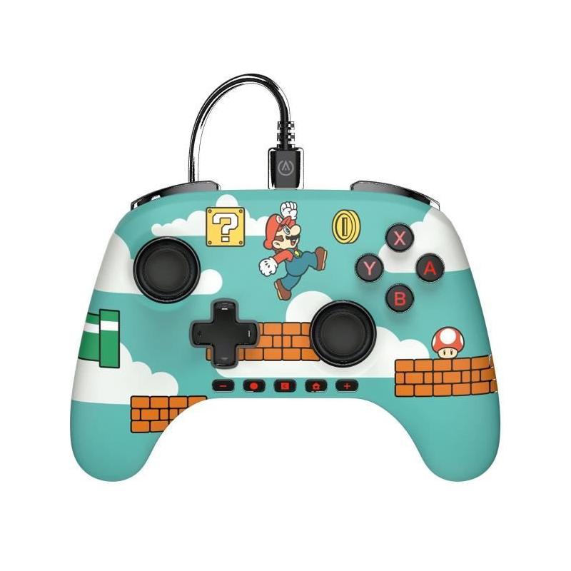Manette de jeu - Nintendo Switch 2 - Mario Time - Filaire - Power A