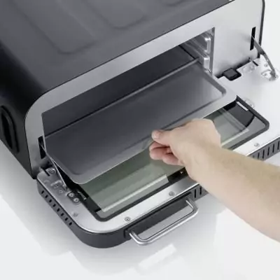 Four à pizza SEVERIN - PG8575: Pierre à pizza 29cm - 18L - 2000W