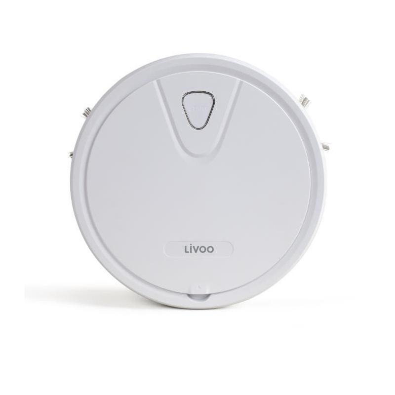 Aspirateur Robot - LIVOO DOH135 - 800 Pa - 70 min - 67 dB - 500 mL - Blanc