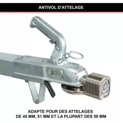 Antivol universel pour attelage - MASTER LOCK 377EURDAT