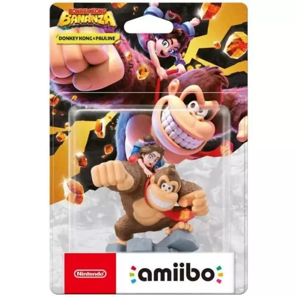 Figurine Amiibo - Donkey Kong & Pauline • Collection Donkey Kong