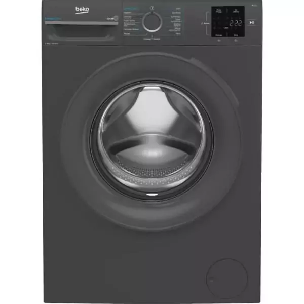 Lave-linge hublot BEKO bPRO 500 BM0WU38411FB - 8 kg - 1400 trs/min - Classe A - Noir