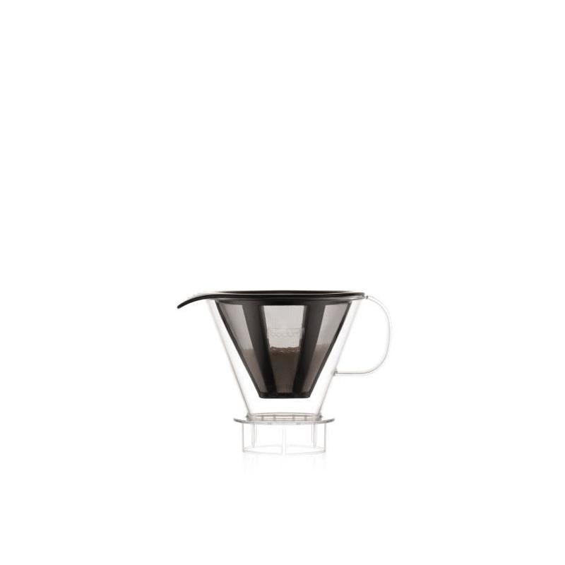MELIOR Cafetiere, filtre permanent maille inox, 5 tasses, 0.6 l