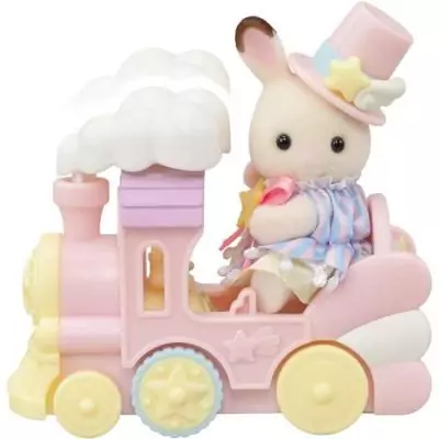 Figurines Miniatures SYLVANIAN FAMILIES - Le petit train des nuages