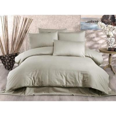 Parure de lit Cappuccino - 1 housse 220x240 cm + 2 taies 60x60 cm