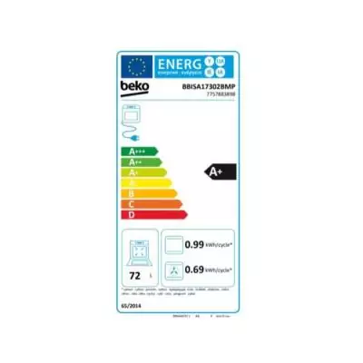 Four encastrable Beko BBISA17302BMP noir - Pyrolyse efficient Four encastrable Beko BBISA17302BMP noir - Pyrolyse efficient