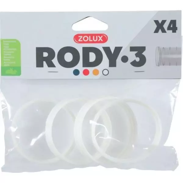Connecteurs pour cage rongeur Rody3 - ZOLUX - Roylounge - Blanc - 4 pieces
