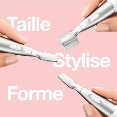 Mini-tondeuse de précision BRAUN FG1106 - Pour des sourcils impeccables