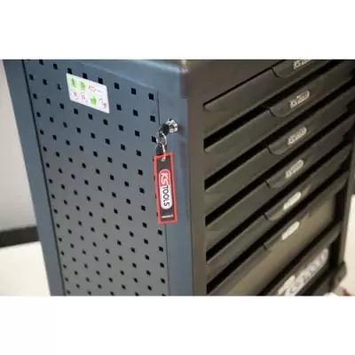 Servante d'atelier KS Tools - 7 tiroirs - Noir - Industrielle & Robuste