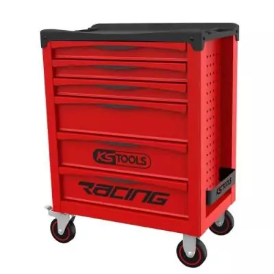 Servante rouge 6 tiroirs KS Tools - 855.0006 - Charge max 30 kg