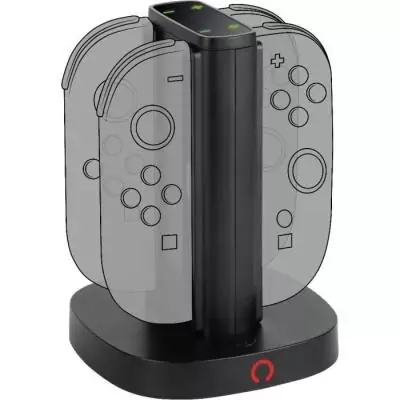 Station de rechargement pour Joy-Con - 2 paires - Noir