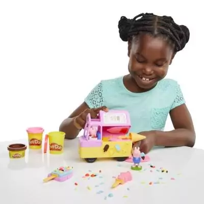 Play-Doh Peppa et le camion de glaces: Pâte à modeler avec Peppa et George