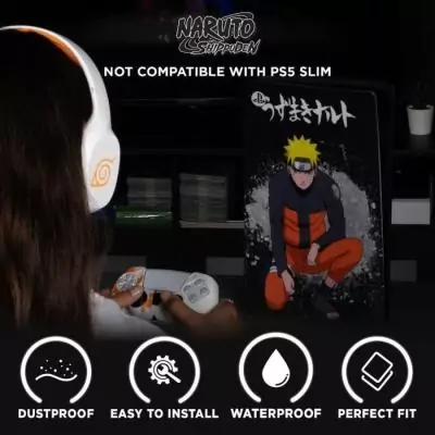 Housse en Silicone Naruto pour Playstation 5 - Accessoire PS5