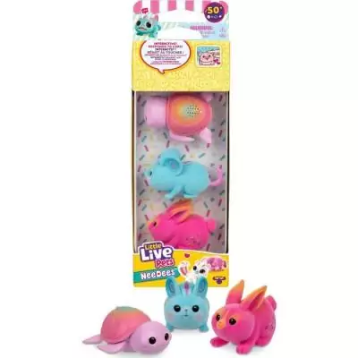 Pack de 3 Needes Little Live Pets - Série 2 - Animaux électroniques