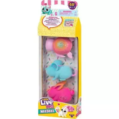 Pack de 3 Needes Little Live Pets - Série 2 - Animaux électroniques Pack de 3 Needes Little Live Pets - Série 2 - Animaux électroniques