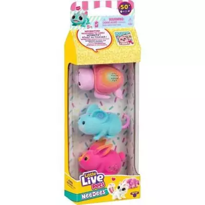 Pack de 3 Needes Little Live Pets - Série 2 - Animaux électroniques Pack de 3 Needes Little Live Pets - Série 2 - Animaux électroniques