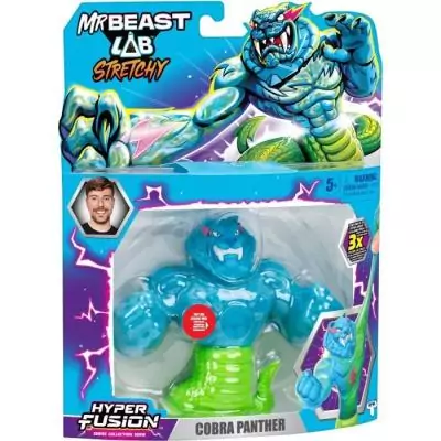 Figurine élastique MRBEAST LAB Goo Jit Zu Cobra Panthere