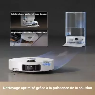 Robot Aspirateur Laveur DREAME X50 Ultra: 220 mn autonomie - 20 000 Pa