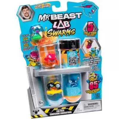 Pack de 5 minis figurines - MRBEAST LAB - SWARMS ATOMIC - Des 5 ans