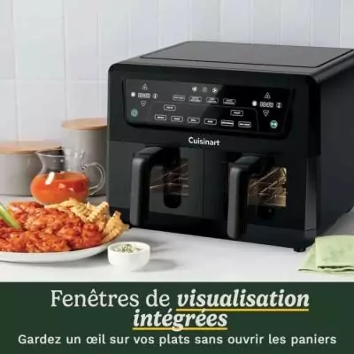 Friteuse sans huile CUISINART - Airfryer 10,4L - Noir