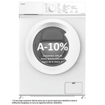 Lave-linge frontal OCEANIC OCEALL610WA - 6 kg - Induction - 60 cm - 1000 trs/ min - Blanc