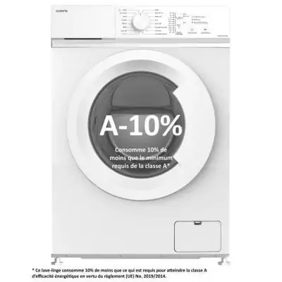 Lave-linge frontal Oceanic 6 kg induction blanc