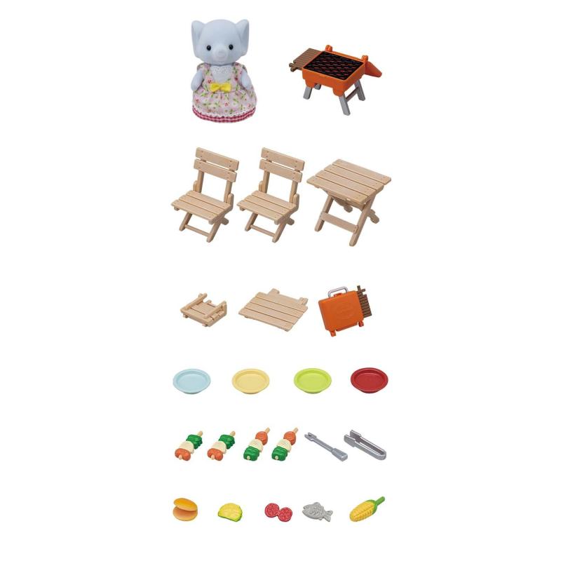 Sylvanian Families La fille éléphant et son set de pique-nique