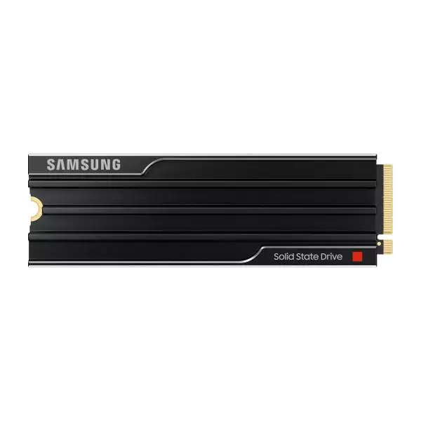 Samsung - SSD Interne - 9100 PRO avec dissipateur NVMe M.2 PCIe 5.0 x4 - 4 To - Vitesse de lecture jusqu'a 14 800 Mo/s - MZ-VAP4