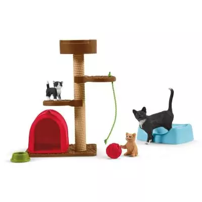 schleich FARM WORLD Divertissement pour chats mignons