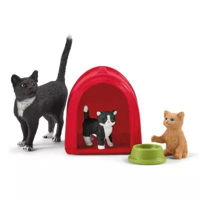 schleich FARM WORLD Divertissement pour chats mignons