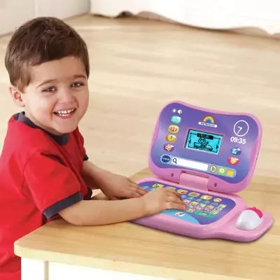 VTech Jouets Electroniques Educatifs Ordi Genius Pro Rose