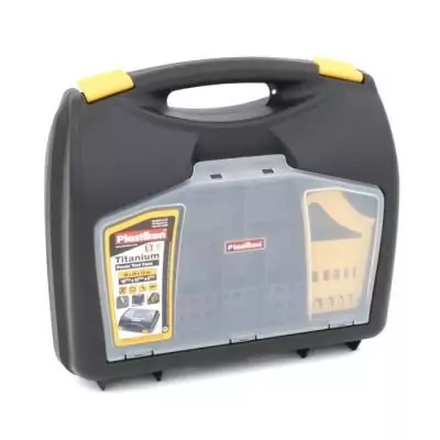 Valise à outils Plastiken 40 cm Titanium - Noire