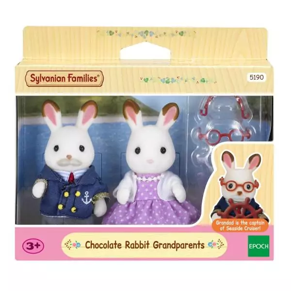 SYLVANIAN FAMILIES - 5190 - Grands-Parents Lapin Chocolat - Les familles
