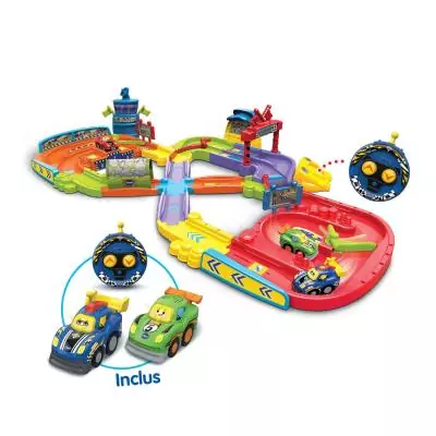 VTech Tut Tut Aventures Tut Tut Bolides - Mon Premier Circuit Télécommandé (+ Simon Super Champion Léo Bolide Turbo)