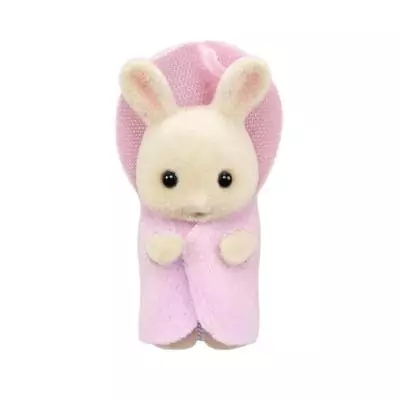Sylvanian Families Les triplés Lapin Crème et accessoires de bain