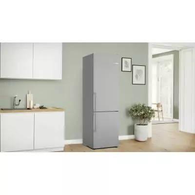 Bosch Serie 4 KGN39VLCT réfrigérateur-congélateur Pose libre 363 L C Acier inoxydable